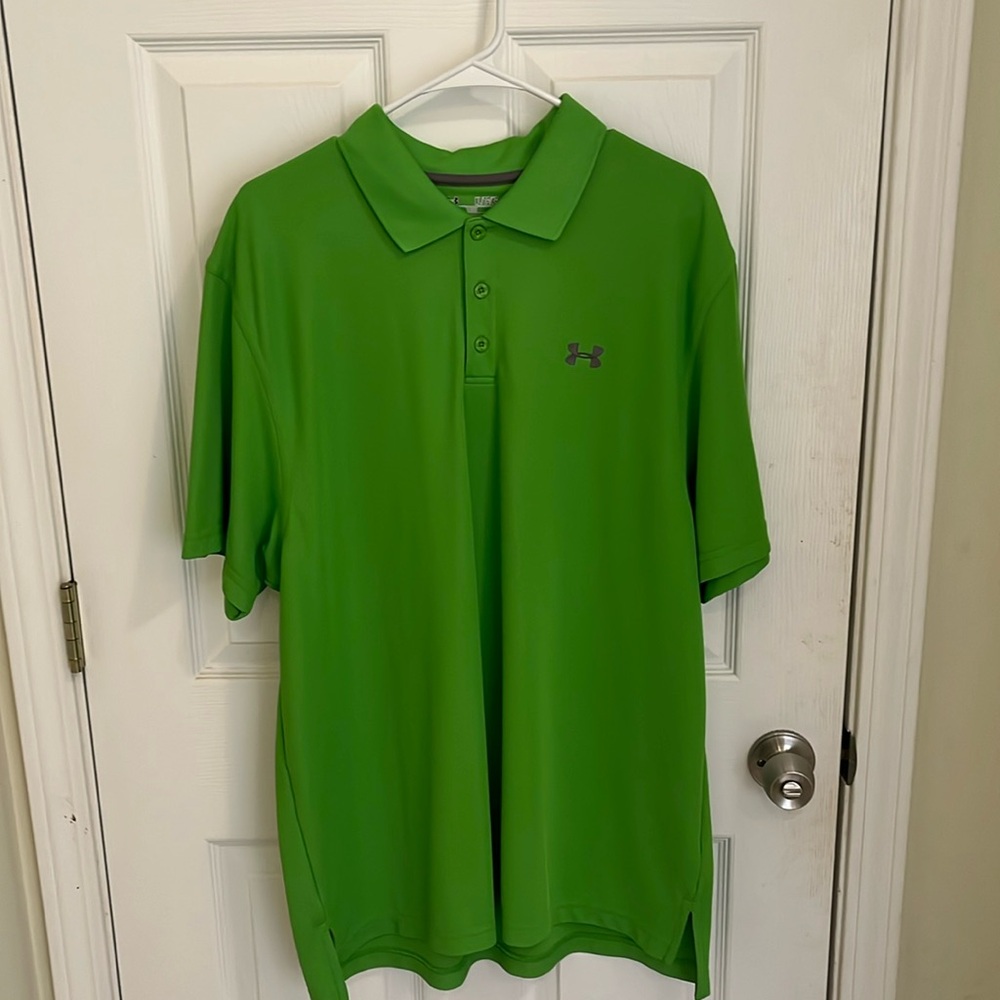 Men’s XL Light Green Under Armour Golf Polo